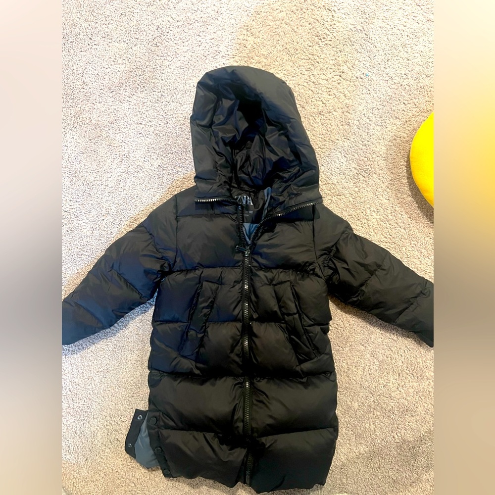 Zara winter puffer jacket size 7/ 122 cm